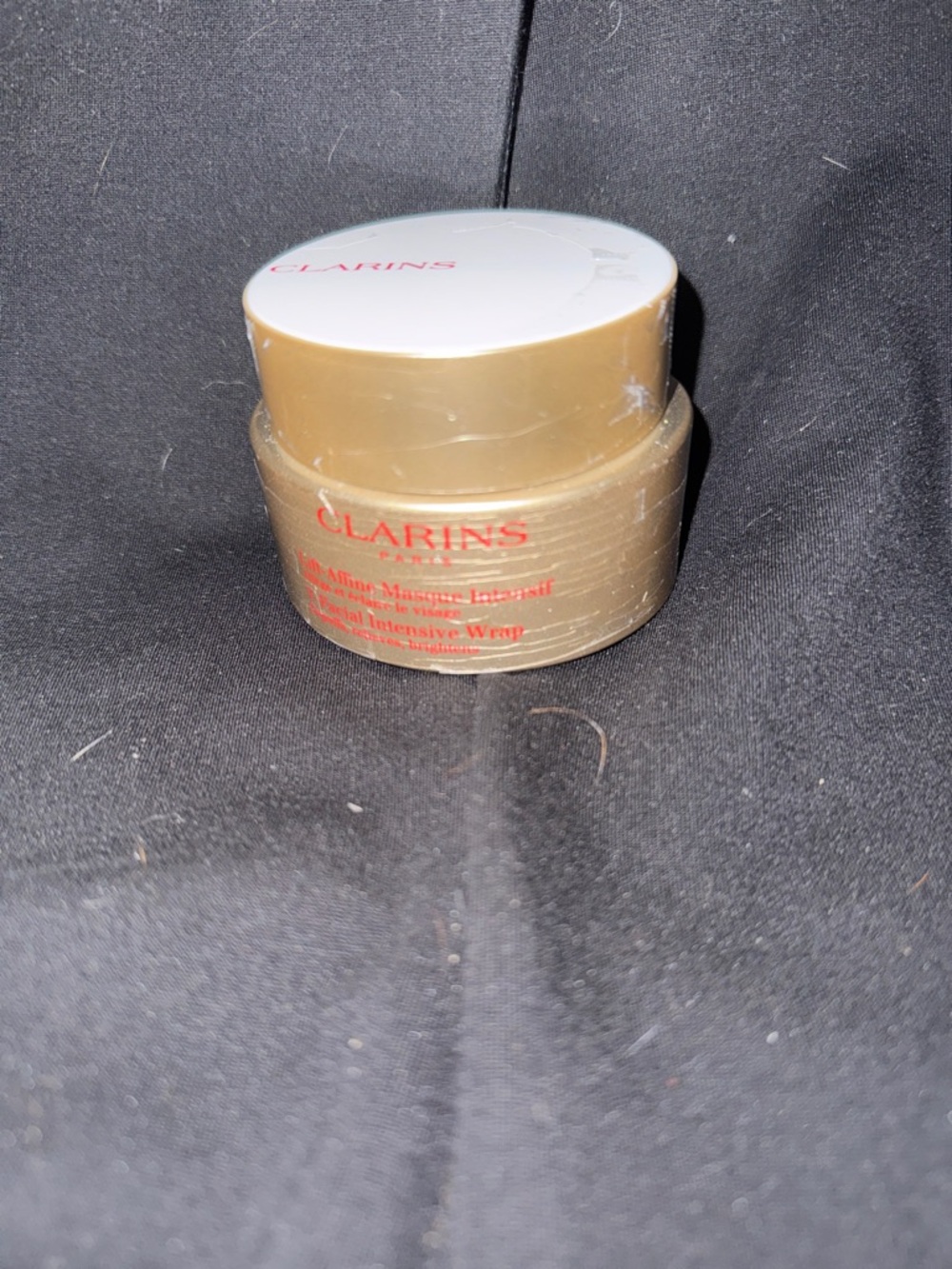 Clarins Gold and White Firming Face Cream Jar
